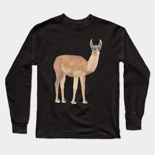 LLAMA - LLAMA CLOSE UP - From the Andes in Peru Long Sleeve T-Shirt